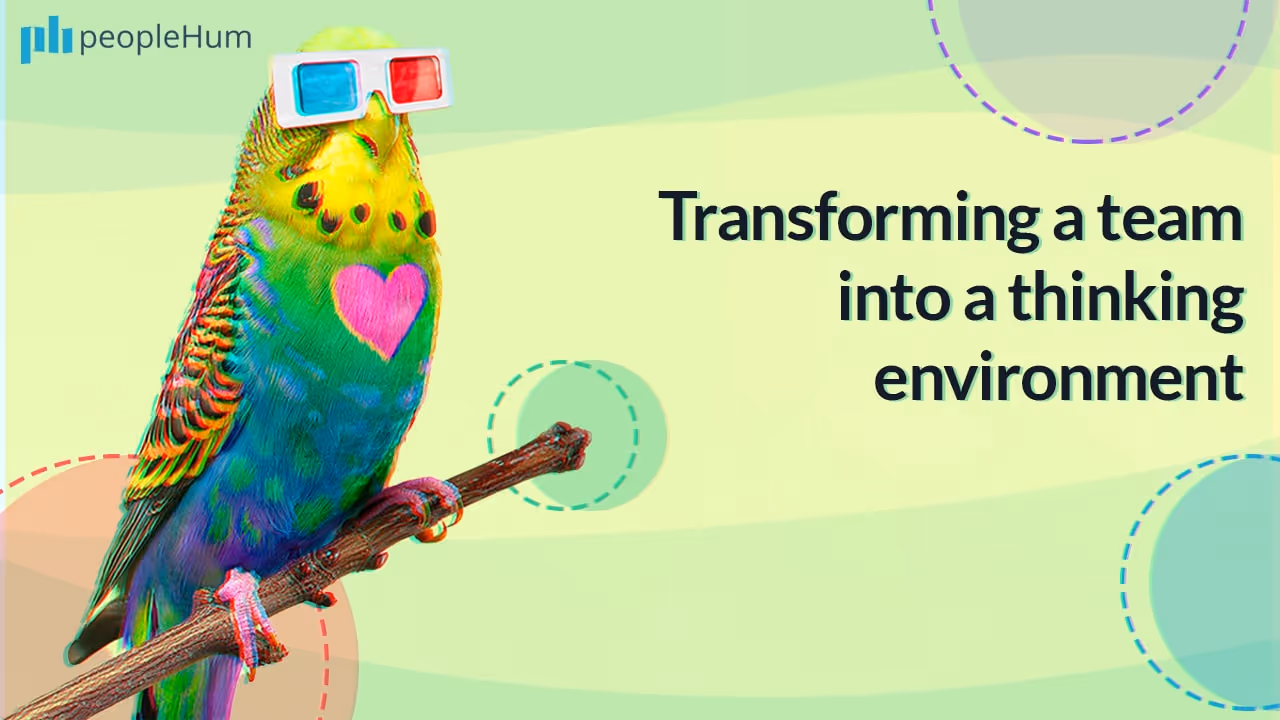 Transforming a team into a thinking environment