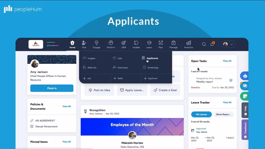 Add and View Applicants 