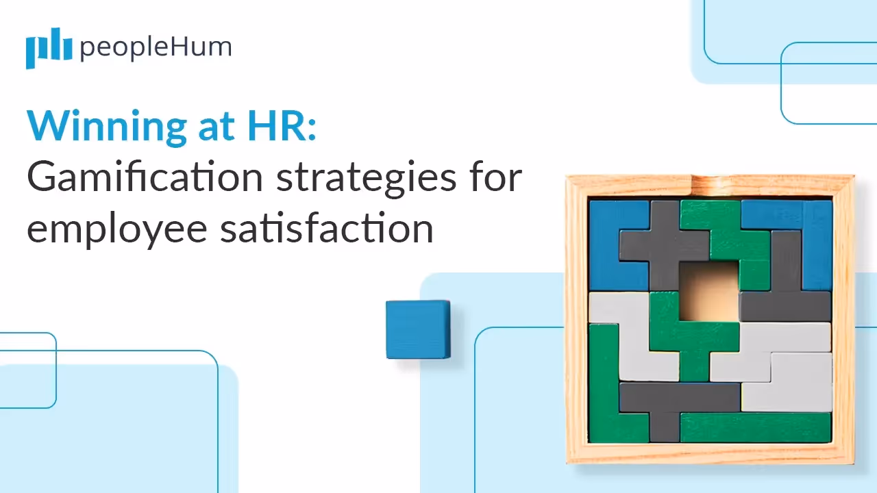 Winning at HR: Gamification strategies for employee satisfaction