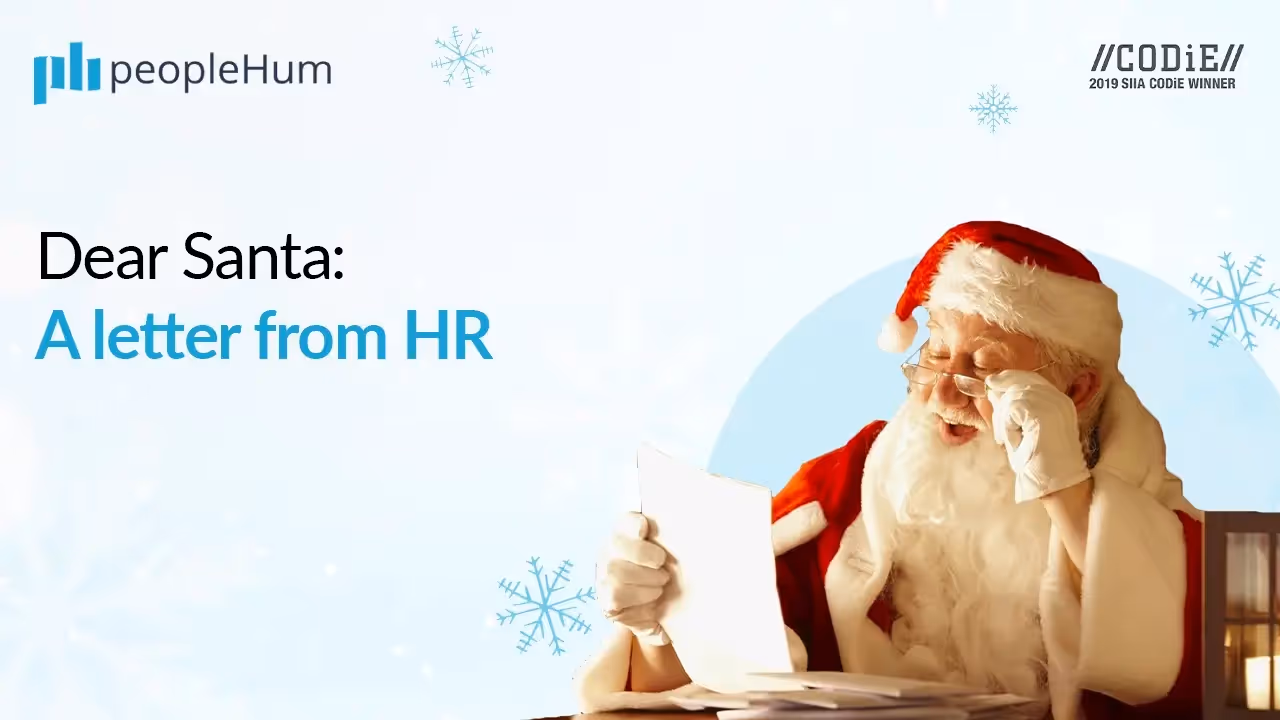 Dear Santa: A letter from HR