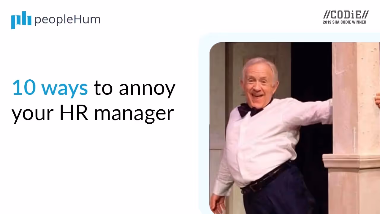 10 Ways to Annoy Your HR Manager