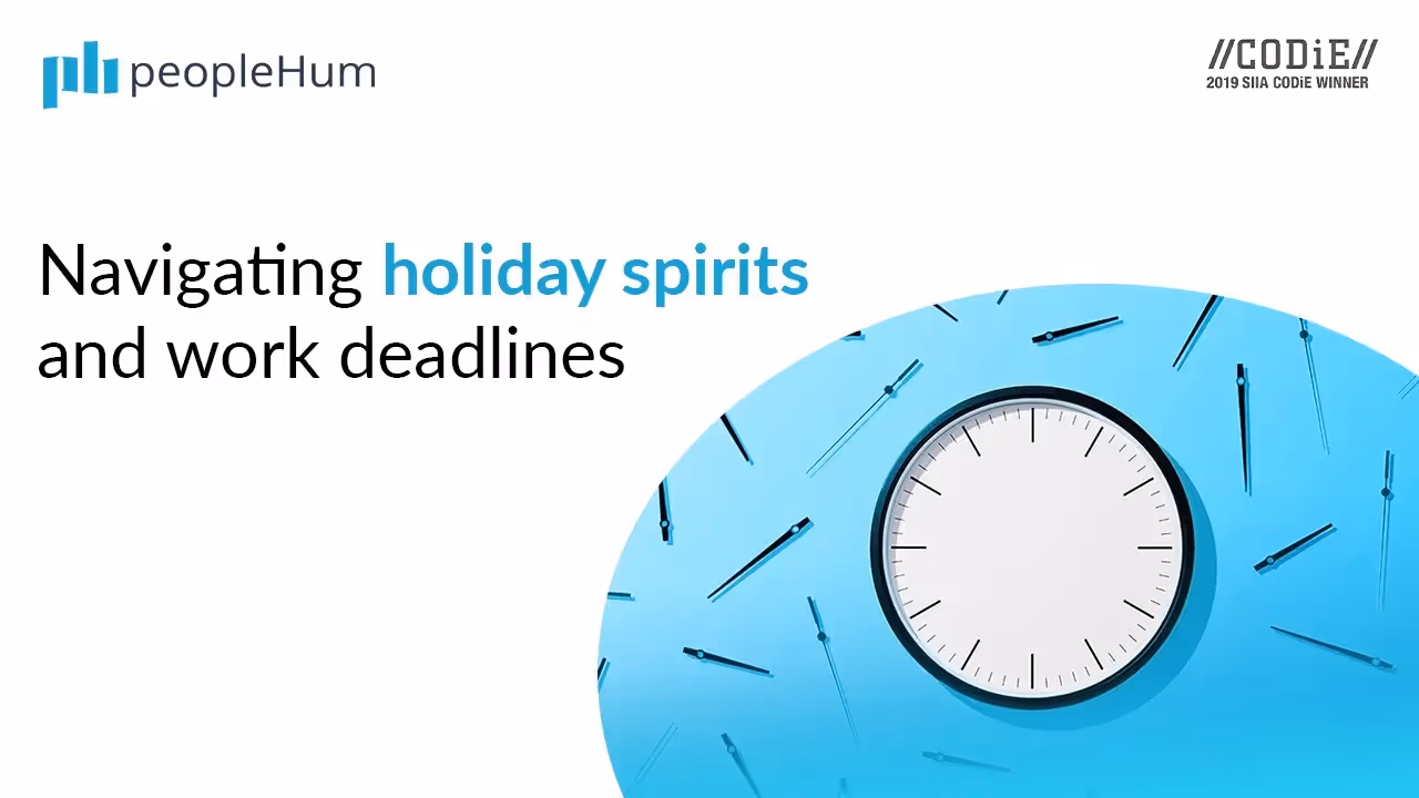 Navigating holiday spirits and work deadlines