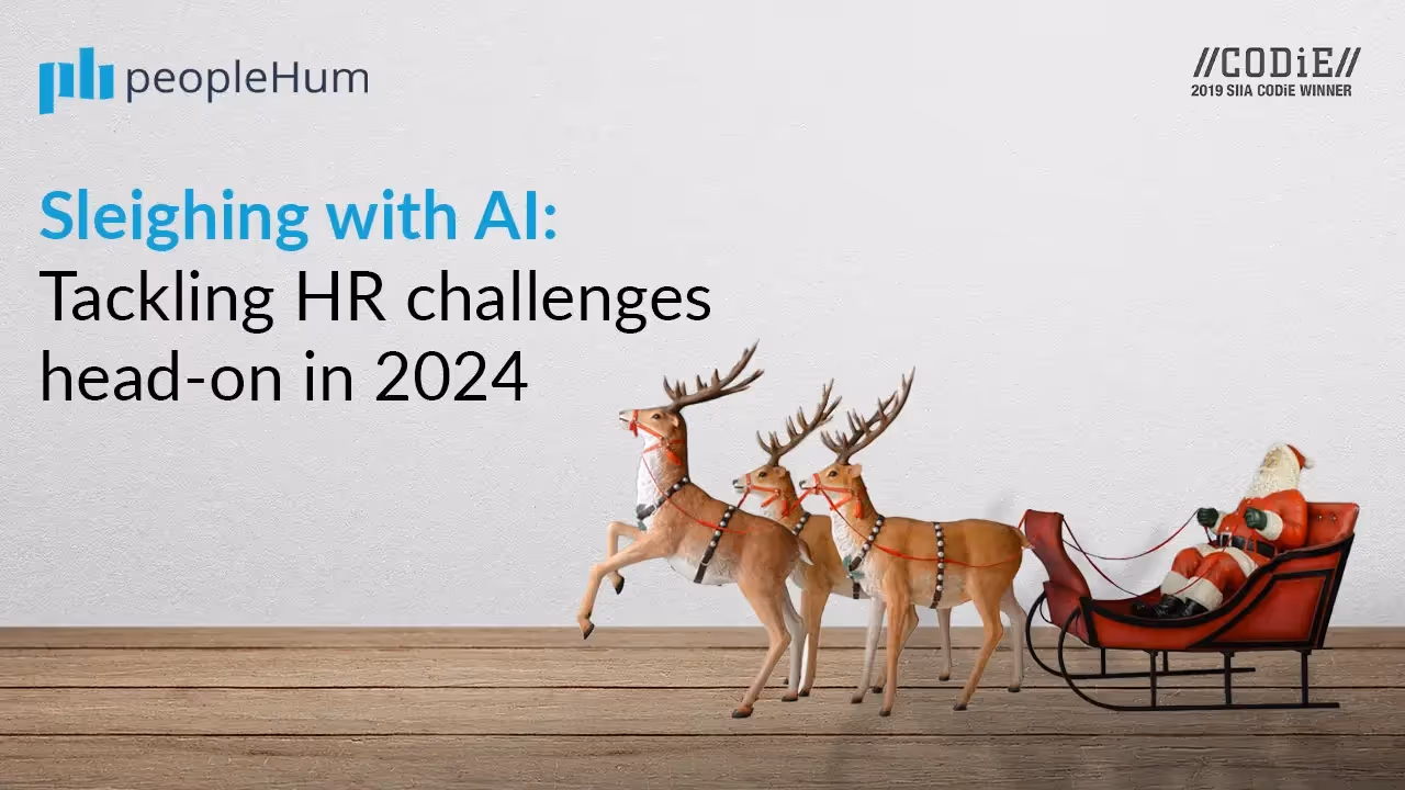 Sleighing with AI: Tackling HR challenges head-on in 2024