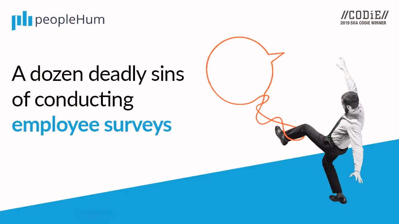 A dozen deadly sins of conducting employee surveys