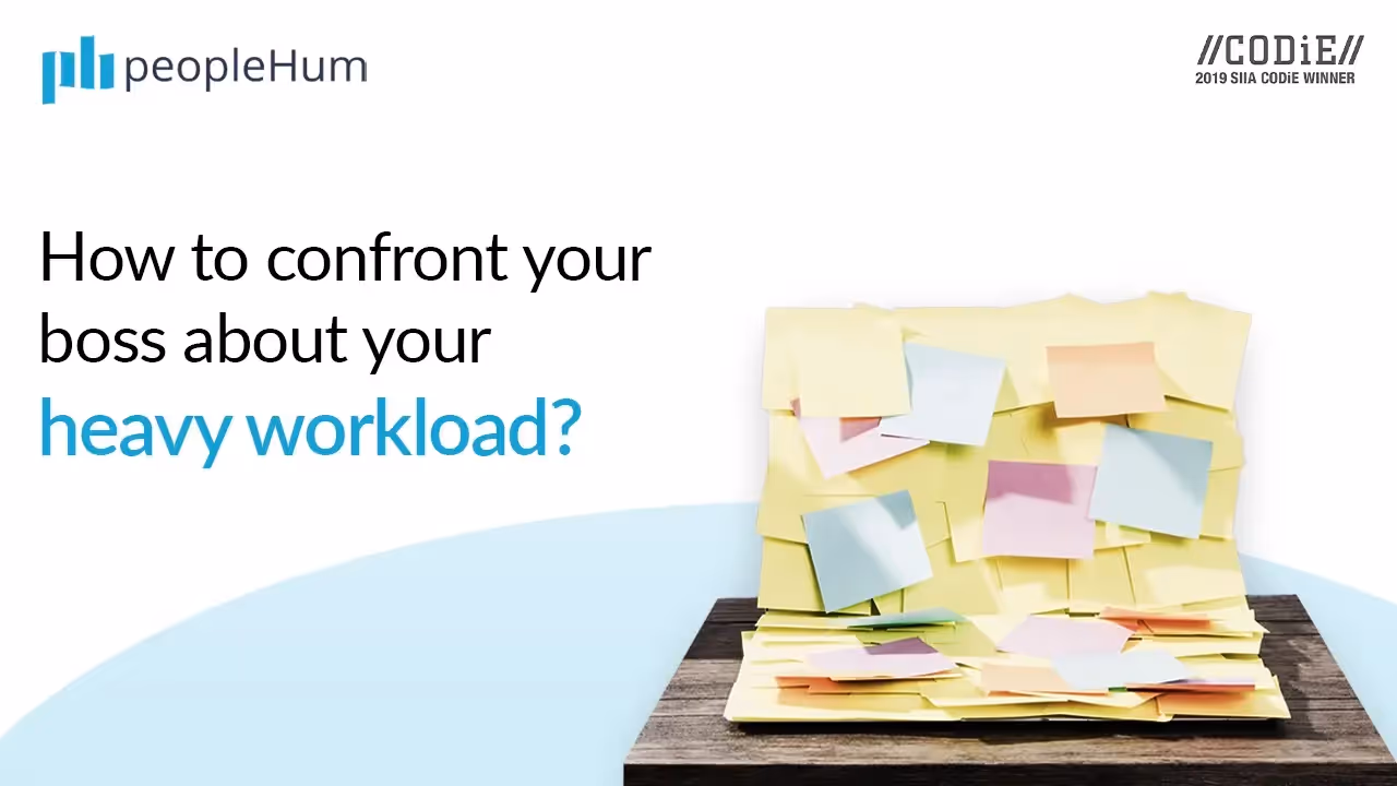 How to confront your boss about your heavy workload