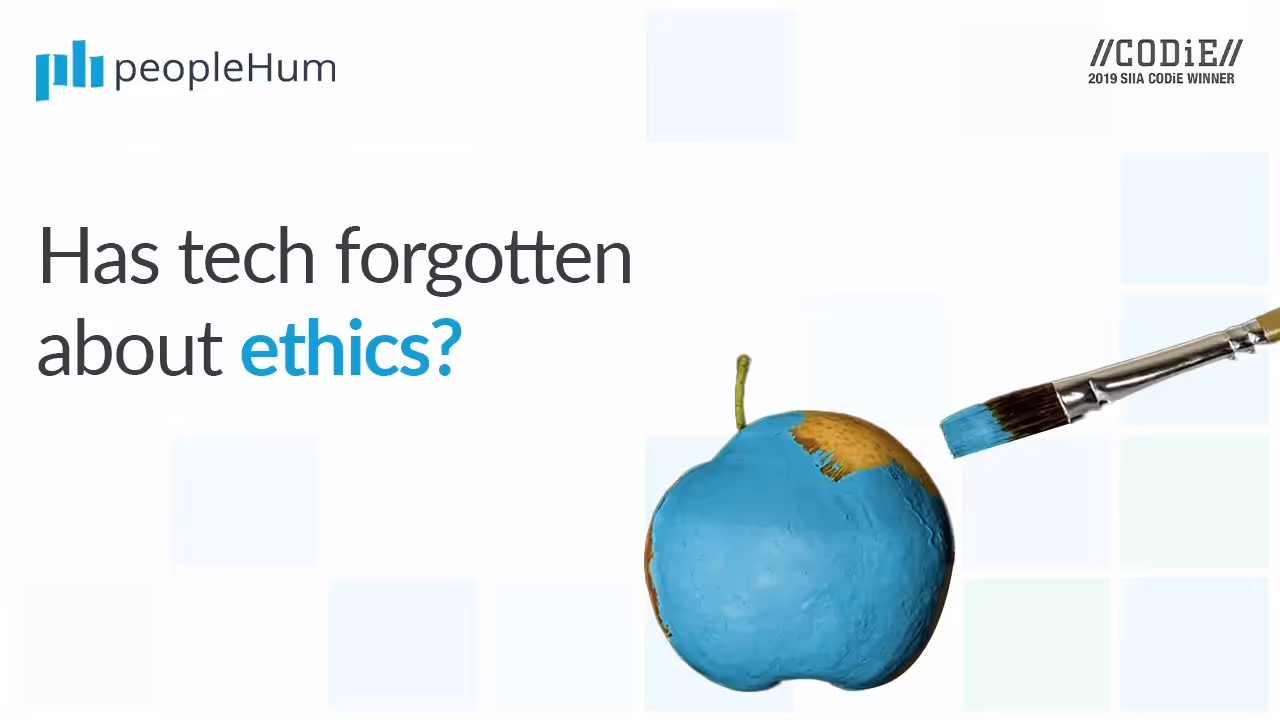 Has tech forgotten about ethics?