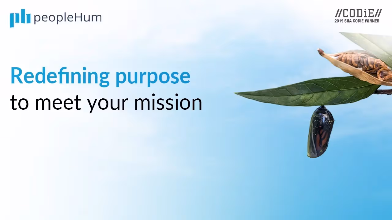 Redefining purpose to meet your mission