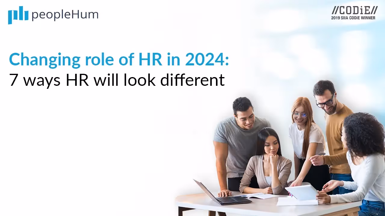 Changing role of HR in 2024