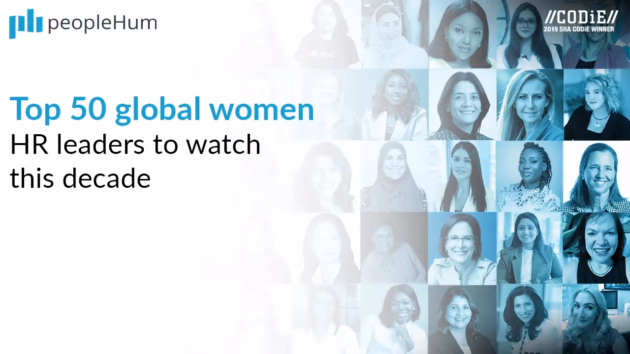 Top 50 global women HR leaders to watch this decade