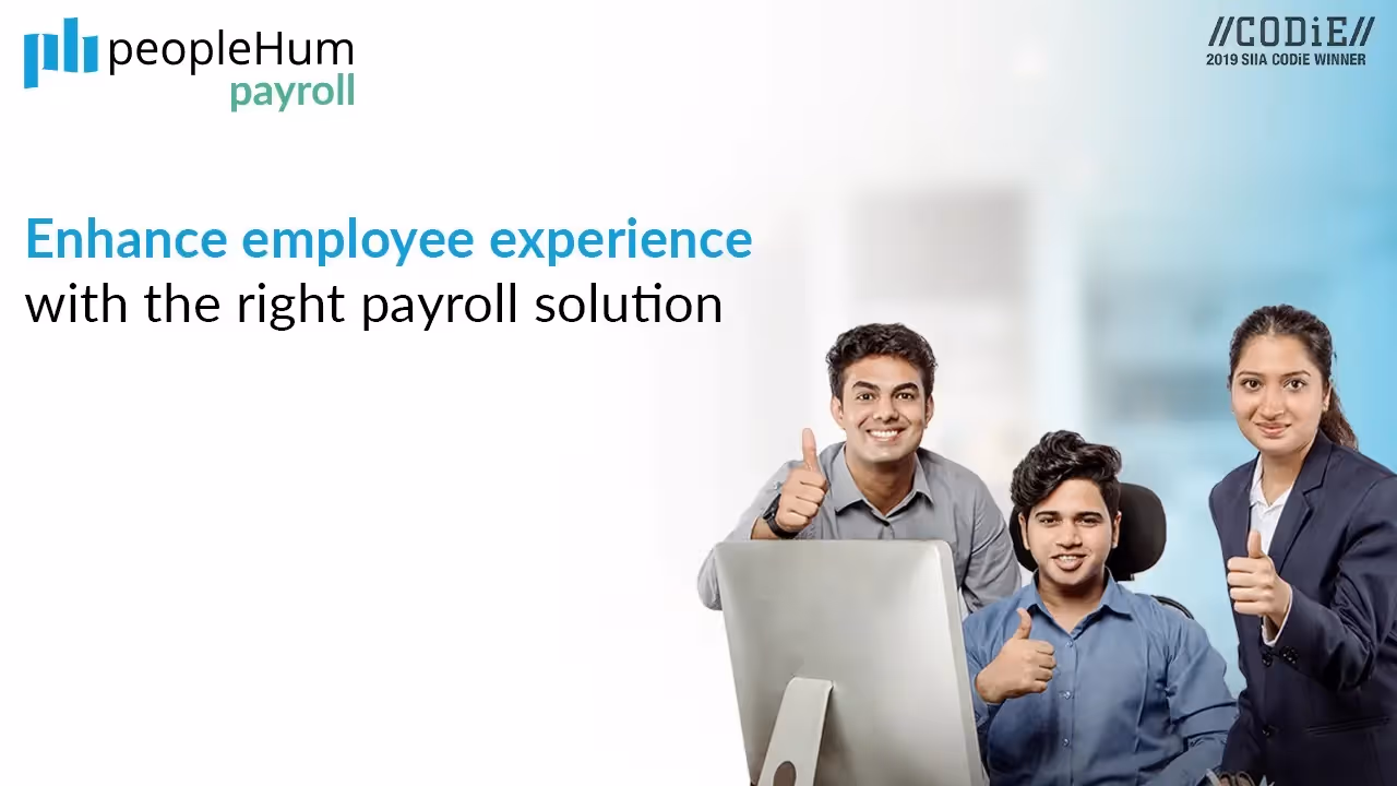 Enhance employee experience with the right payroll solution