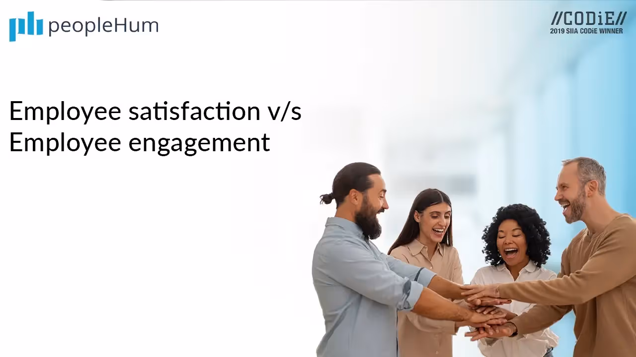 Employee Satisfaction v/s Employee Engagement