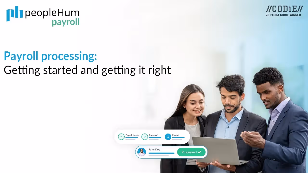 Payroll processing: Getting started and getting it right