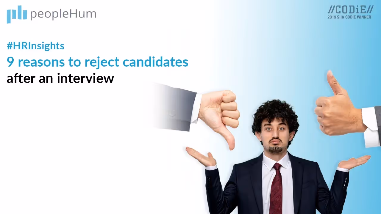 When to Say No: 9 Common Reasons to Reject Candidates
