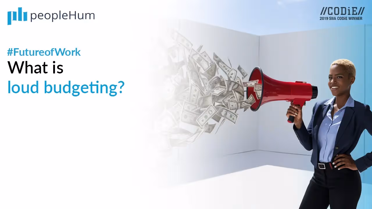 How can HR drive financial literacy with loud budgeting