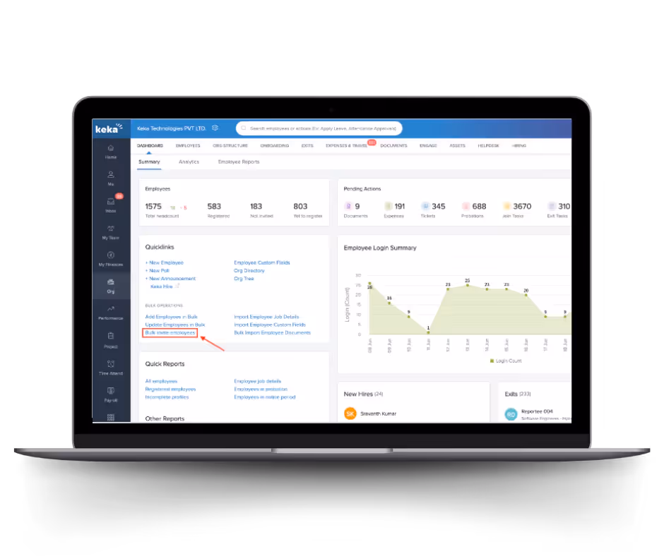 keka best hr software in india