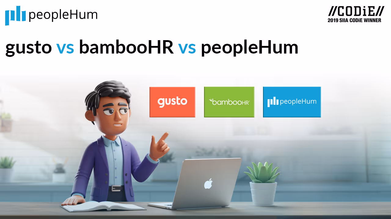 Gusto vs BambooHR vs peopleHum Payroll & HR Faceoff