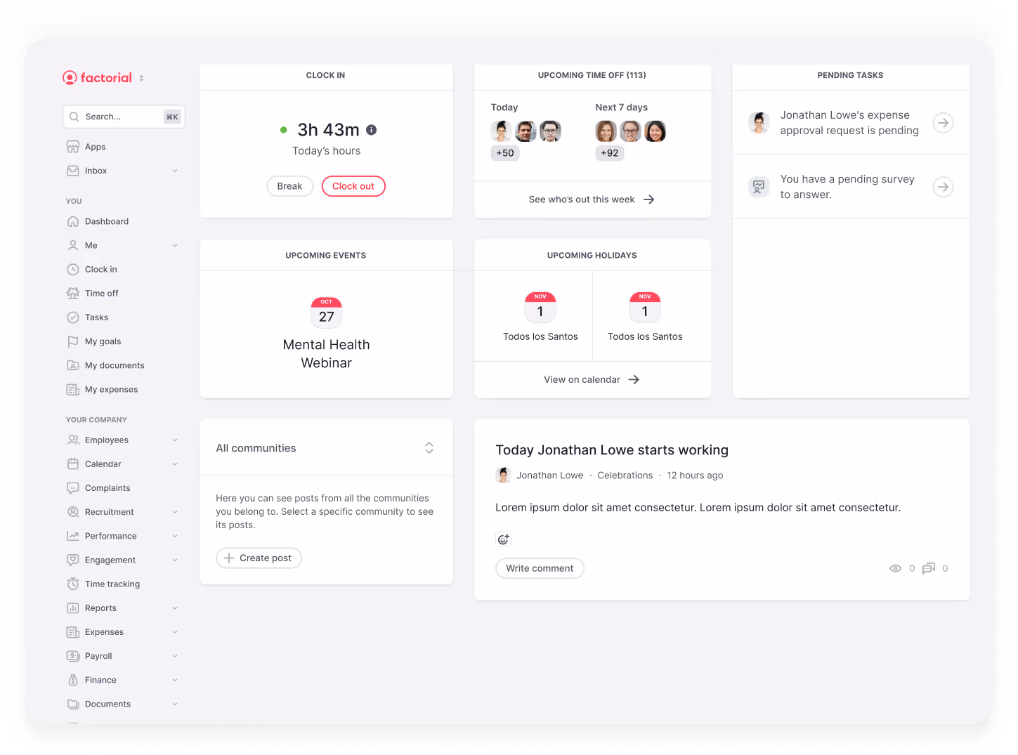 Download the HR mobile application - Factorial