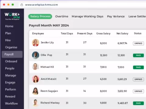 Workplus HCM | Best HR Software & Payroll Solution UAE
