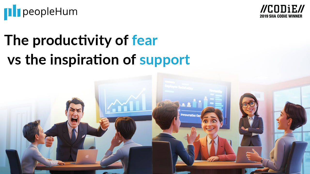 The productivity of fear vs the inspiration of support