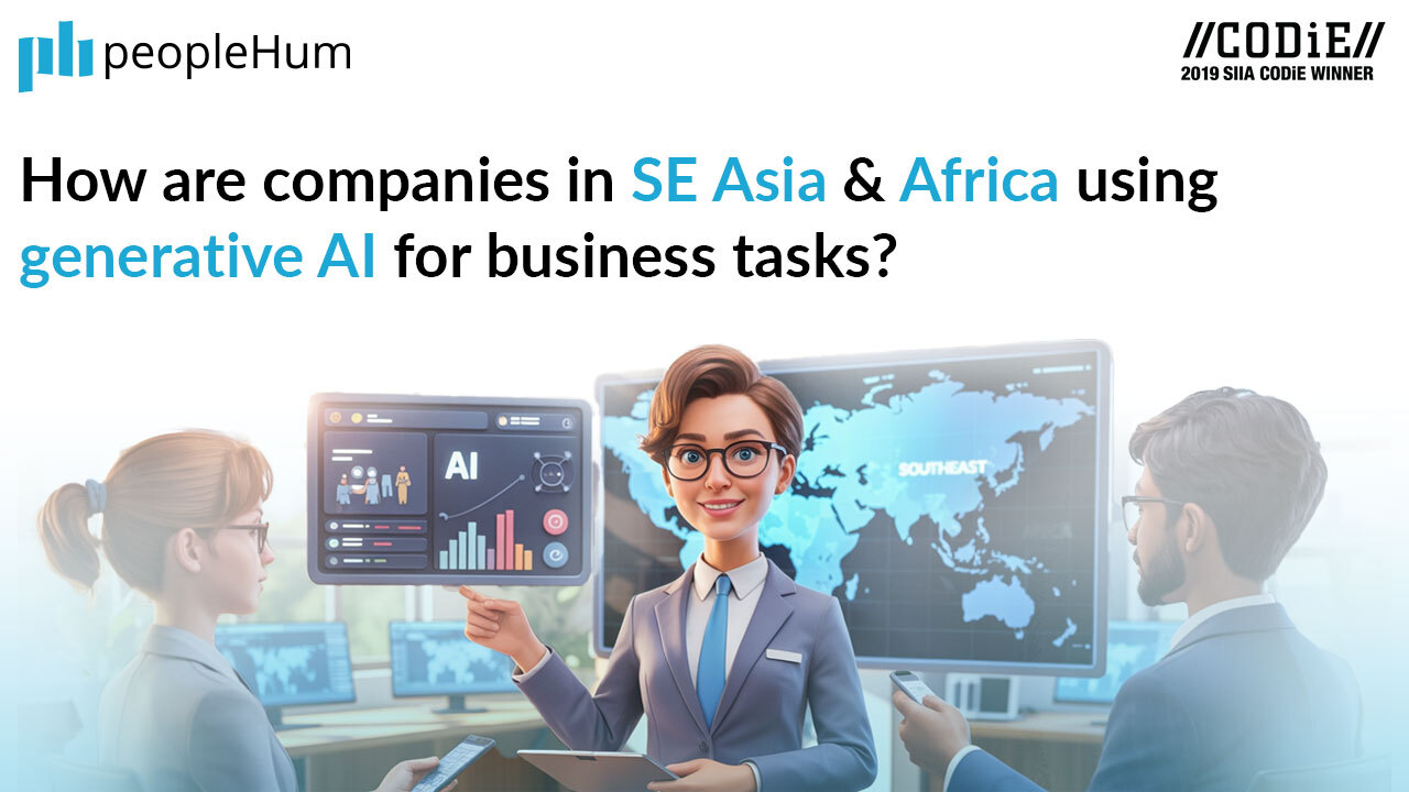 How are companies in SE Asia & Africa using generative AI for business tasks?