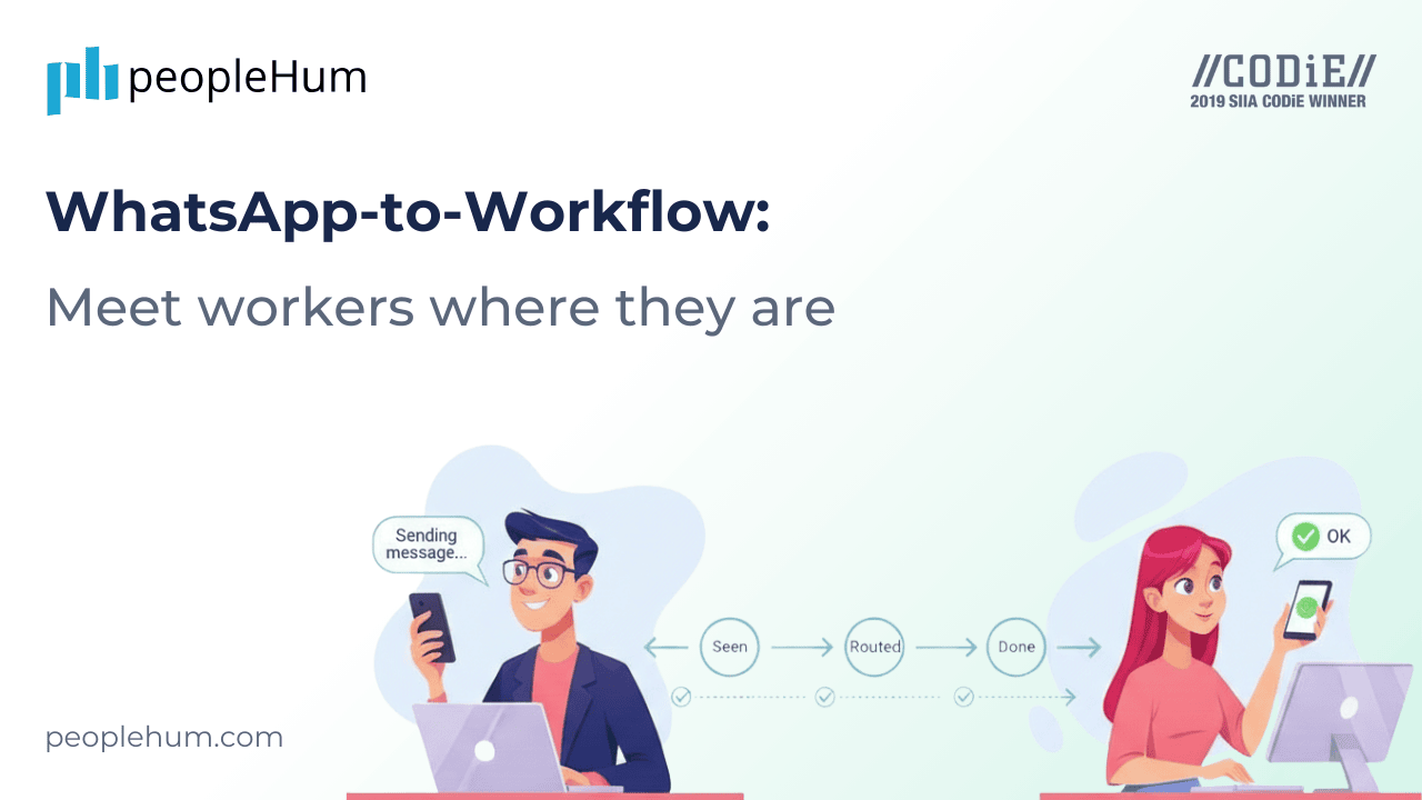 WhatsApp-to-Workflow: Meet workers where they are