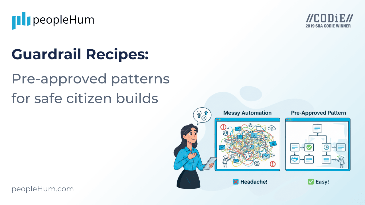 Guardrail Recipes: Pre-approved patterns for safe citizen builds