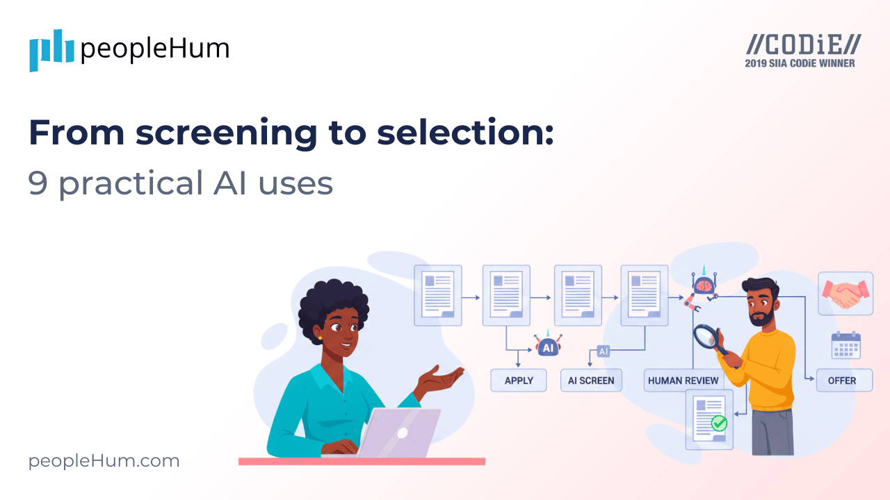 From screening to selection: 9 practical AI uses