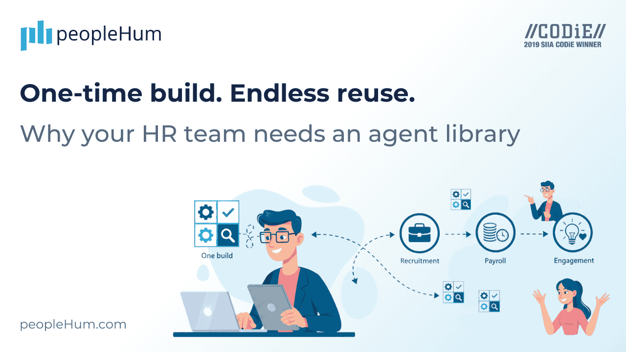One-time build. Endless reuse. Why your HR team needs an agent library