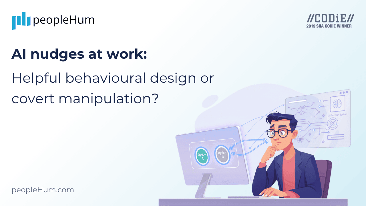 AI nudges at work: Helpful behavioural design or covert manipulation?