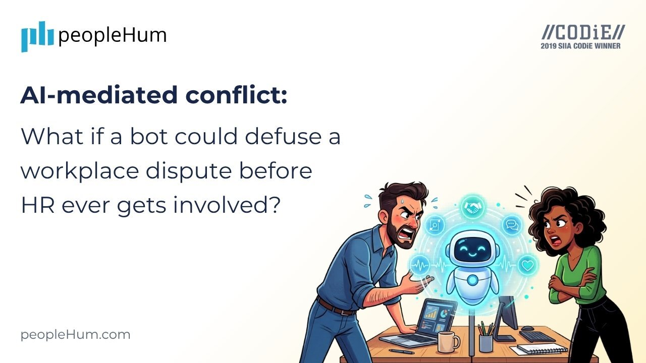 AI-mediated conflict: What if a bot could defuse a workplace dispute before HR ever gets involved?