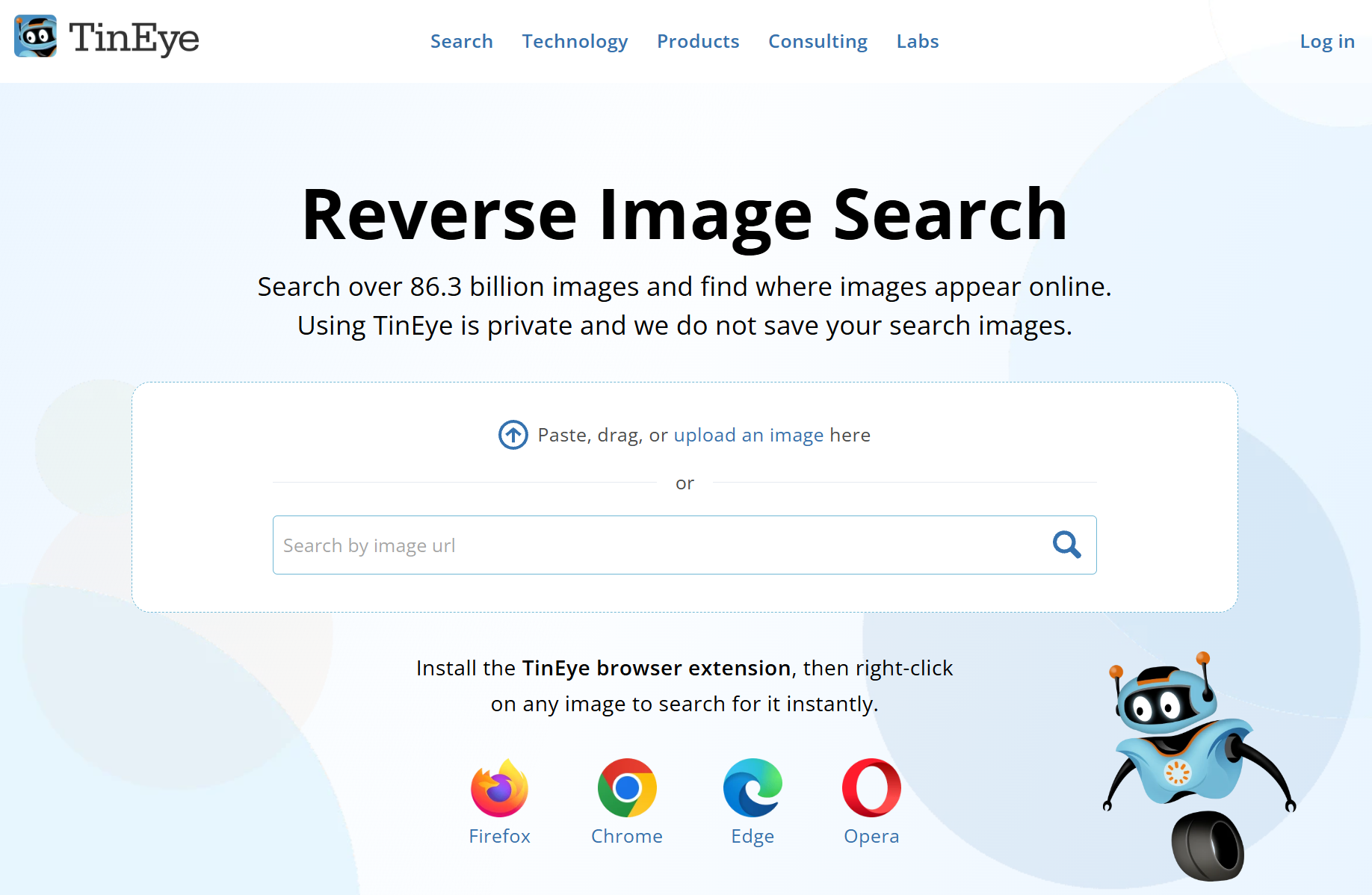TinEye search results sorted by oldest match
