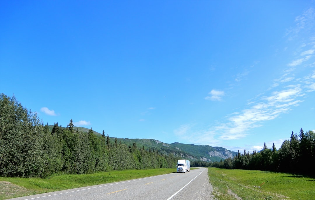 Semi-trailer truck on a Quebec highway, transportation and trucking accounting 2026