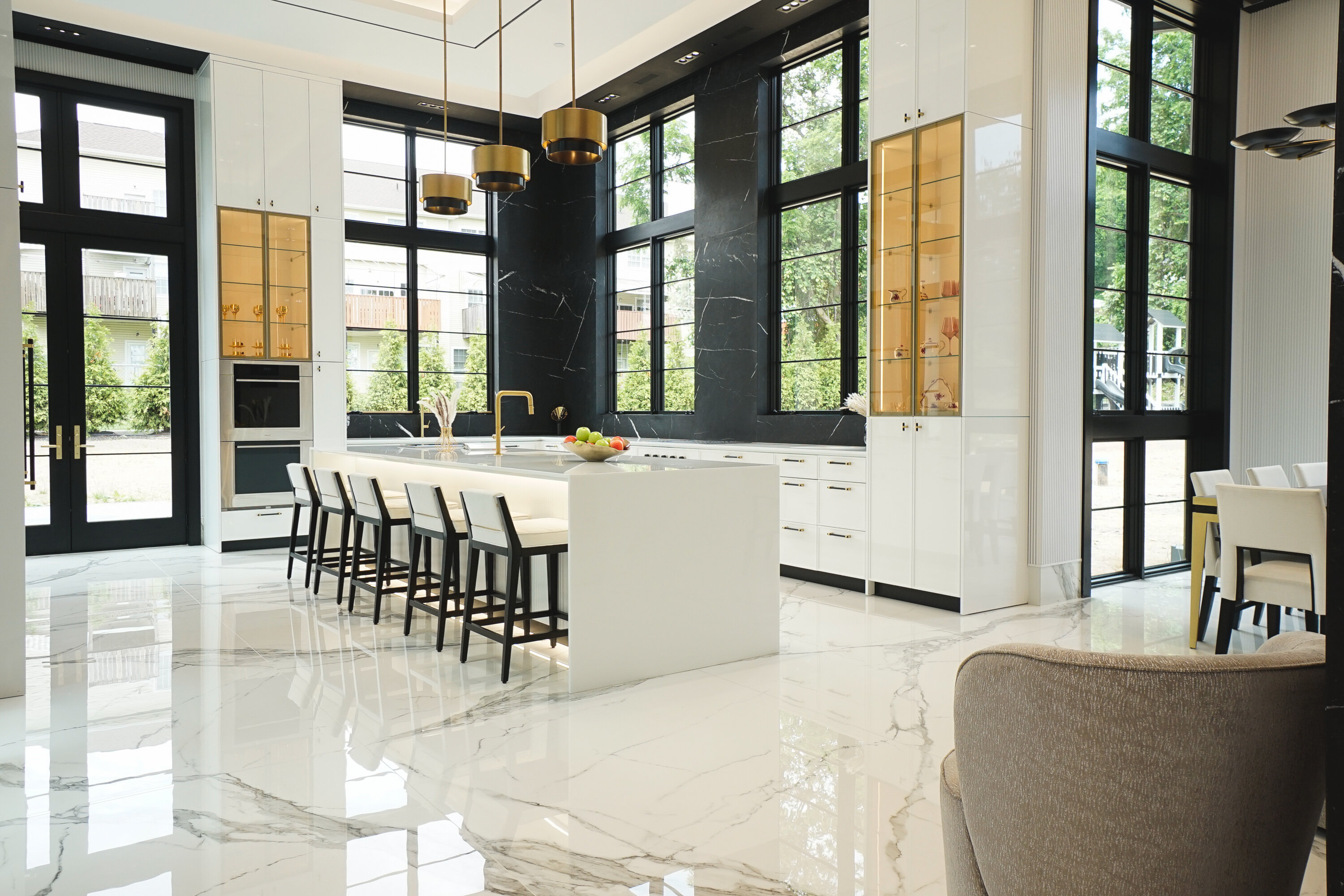 A Bold Modern Luxury Kitchen