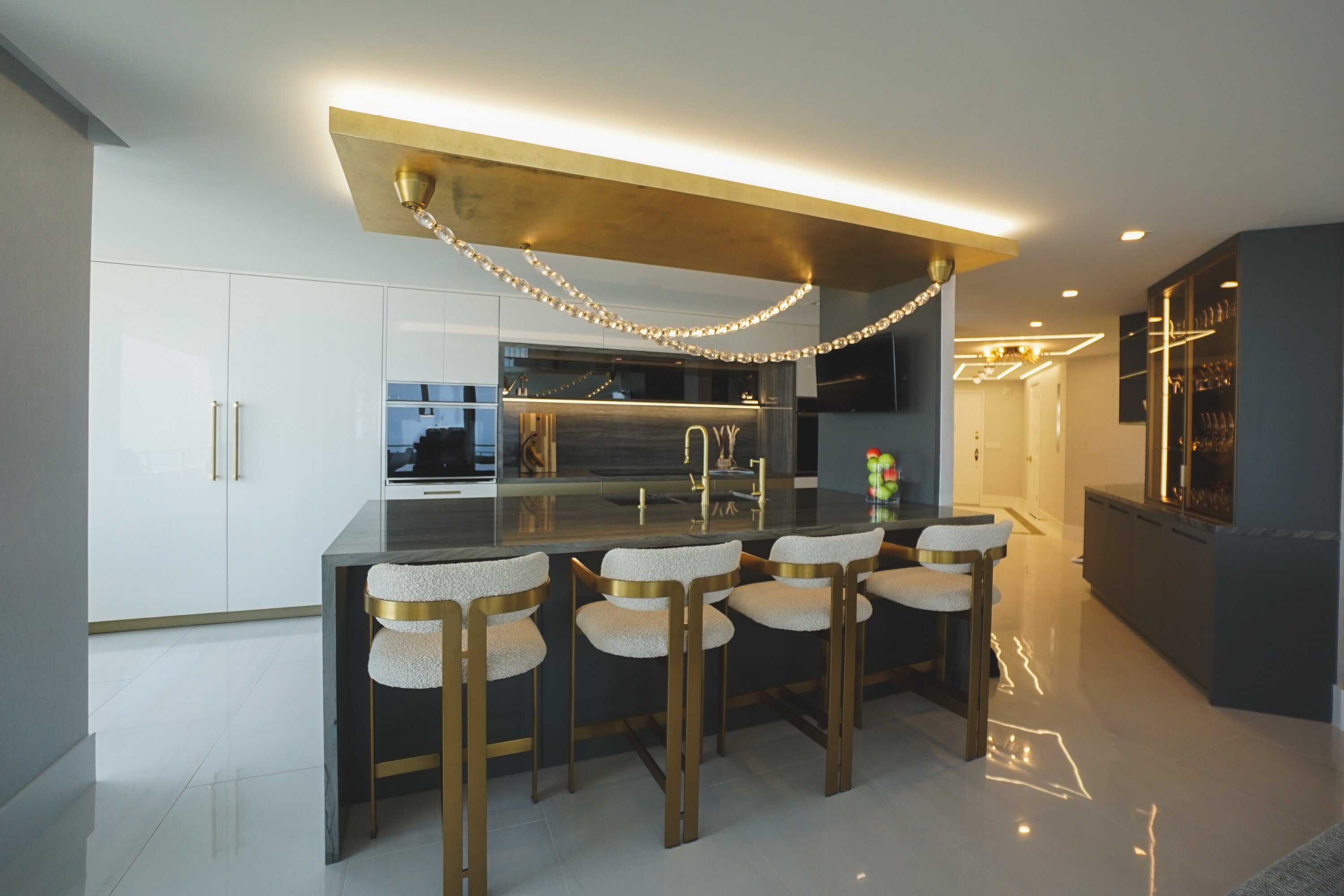 Coastal Glam Kitchen + Entertaining Suite