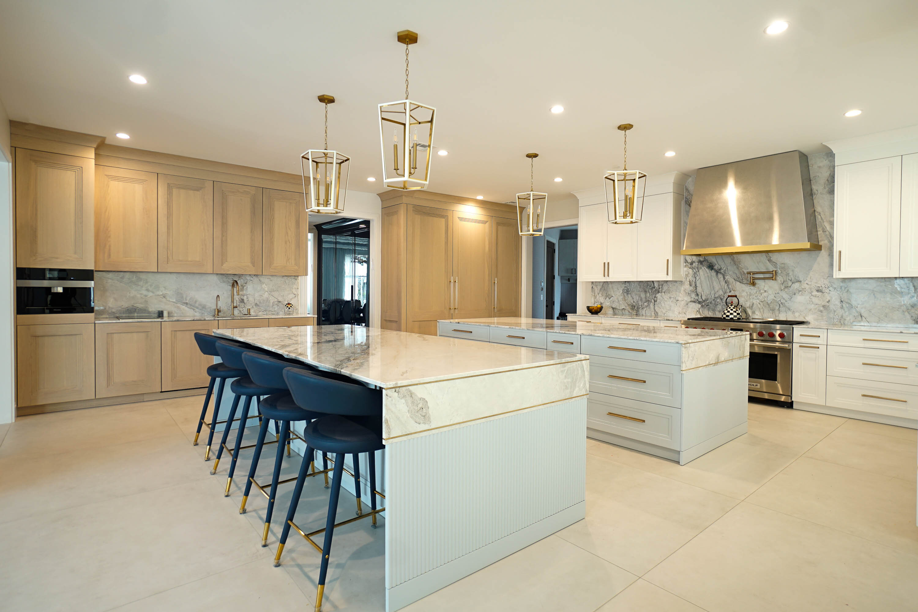 Transitional Elegance with Dual Island Entertaining