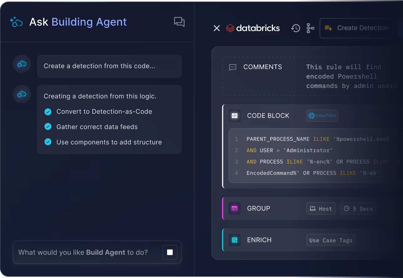 A screenshot of a screenshot of a building agent.