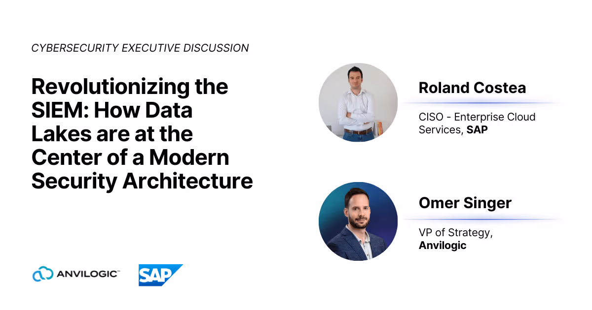 Revolutionizing the SIEM: How Data Lakes are at the Center of a Modern Security Architecture