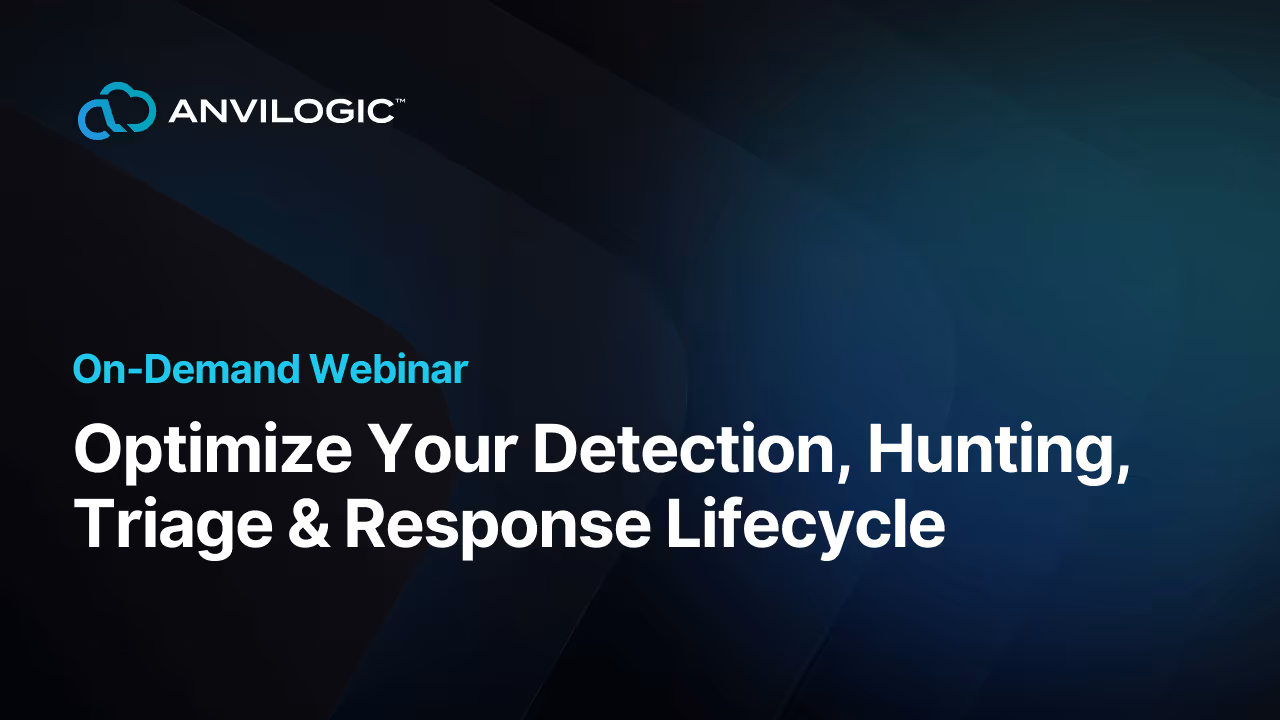 Optimize Your Detection, Hunting, Triage & Response Lifecycle