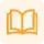 Icon of an open book symbolizing learning or reading.