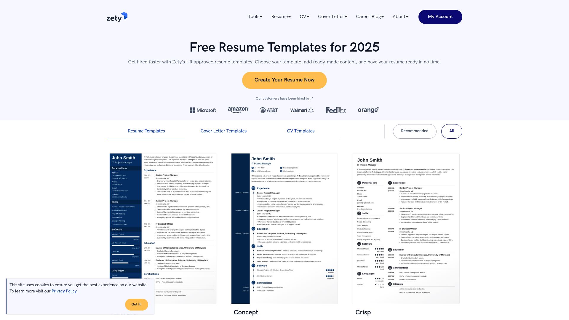 9 Game-Changing AI CV Maker Tools to Try in 2025 - Zety