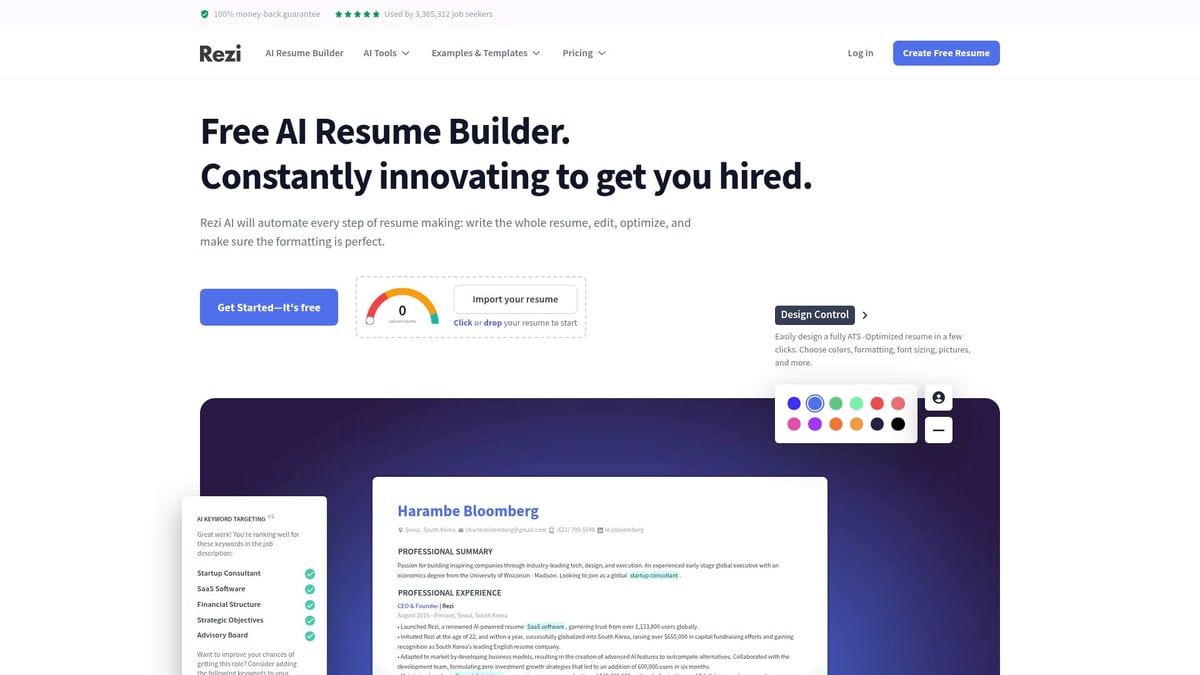 7 Essential Best AI Resume Builder Reddit Picks for 2025 - Rezi