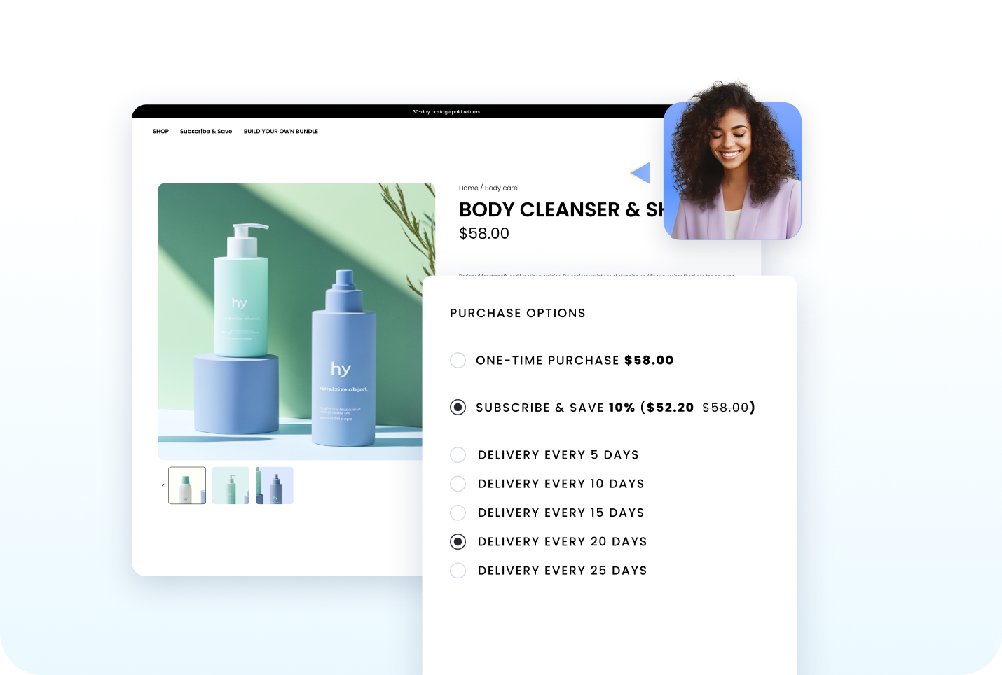 Simple, fast and frictionless subscriptions