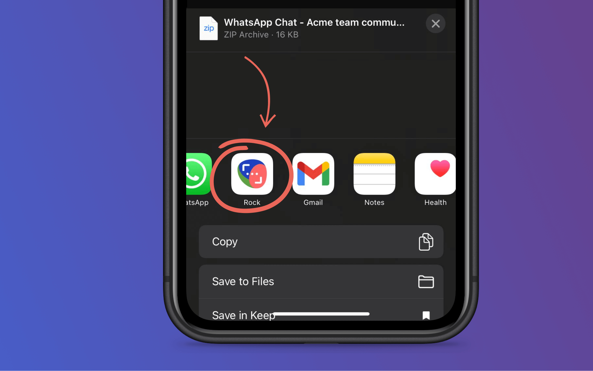 Importing WhatsApp conversations to Rock