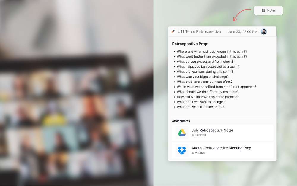 SWOT analysis and TOWS action items pinned in a shared team workspace