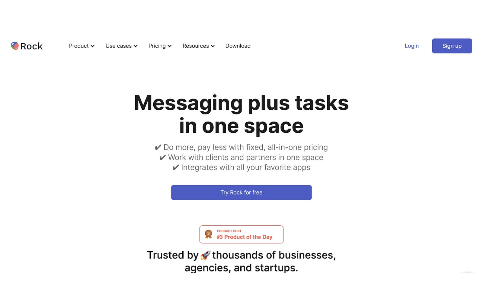 Breaking the myth of multitasking with tasks and messages on Rock