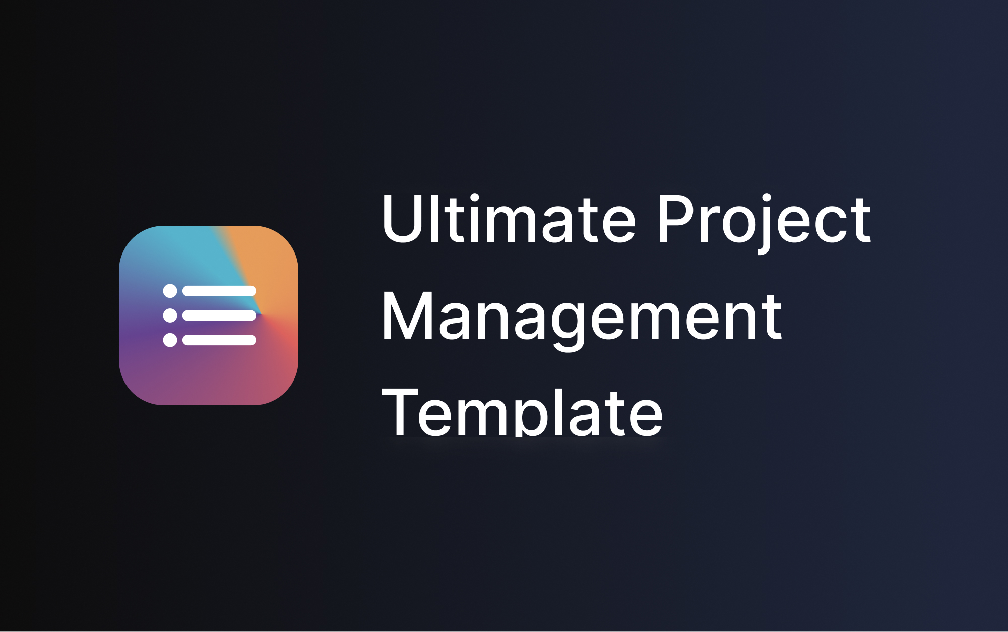 Streamline Your Projects with the Ultimate Management Project Template