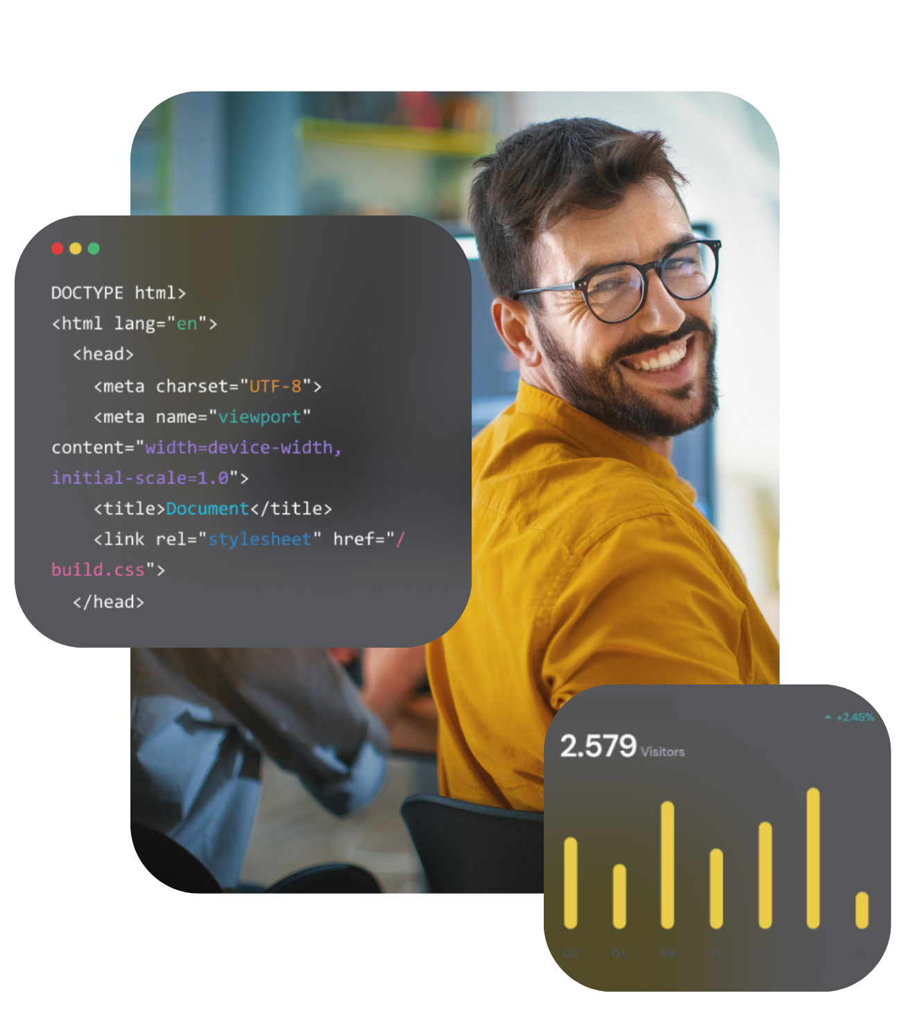 SaaS Webflow Website HTML Template
