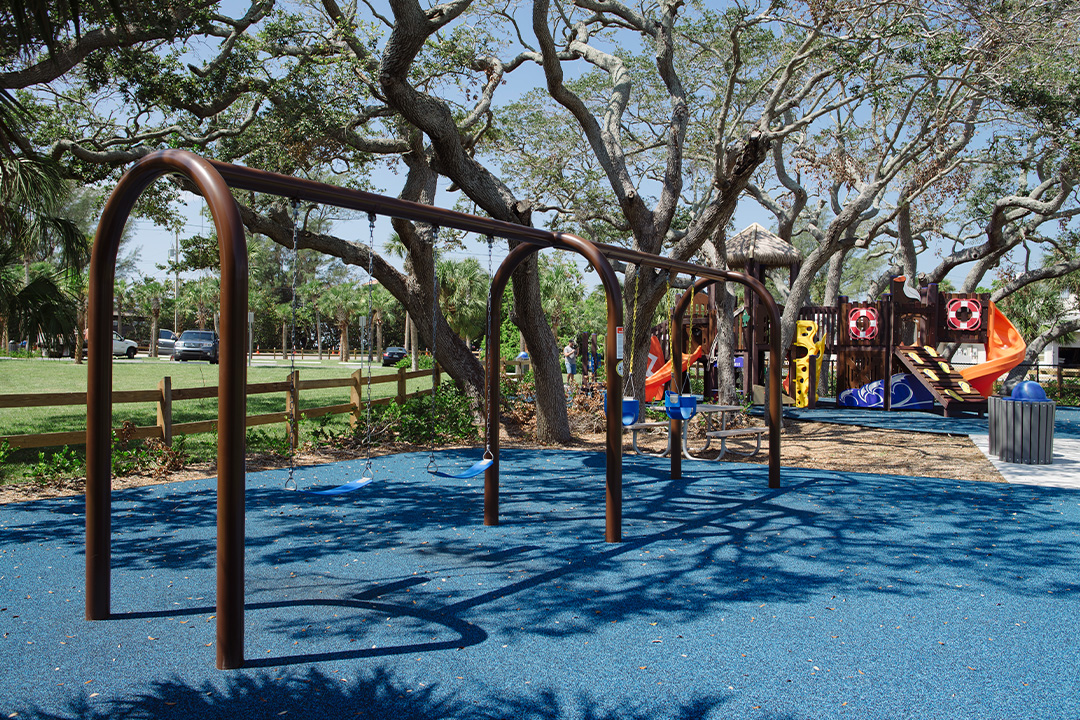 Commercial Sail Shades Over Chairs