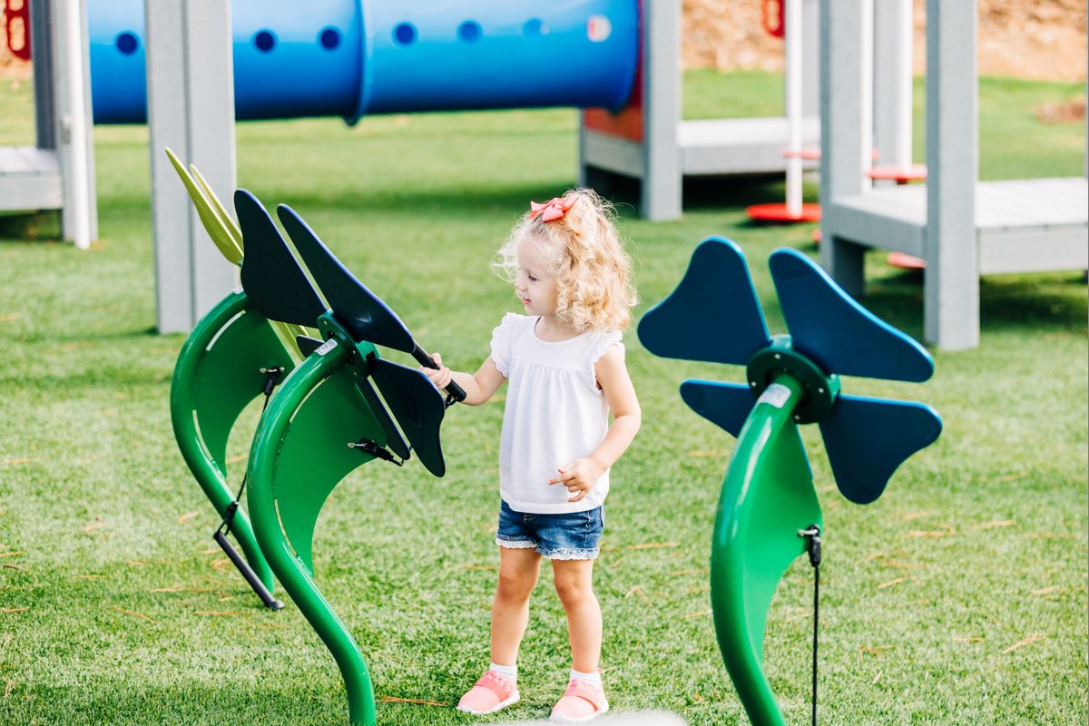 Flower Outdoor Musical Instrument