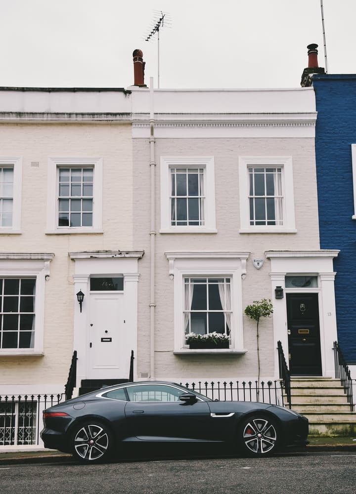 Small terraced houses